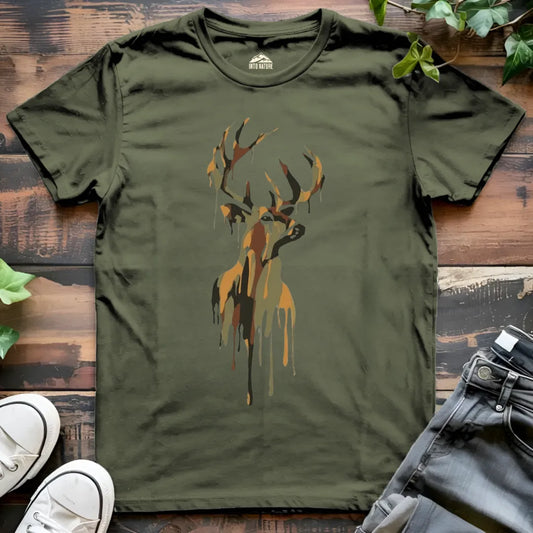 Rustic Deer Art Tee