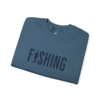 Fishing Crewneck Sweatshirt for Outdoor Enthusiasts | Unisex Heavy Blend™