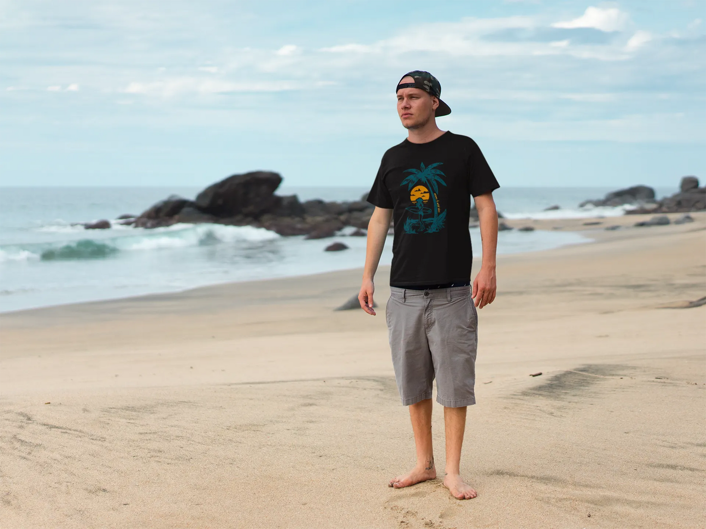 Surfing Sunset Tee