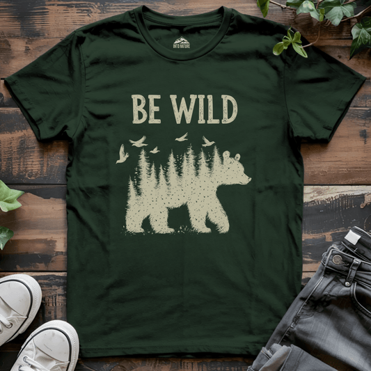 "Be Wild" Bear Tee - Into Nature Co.