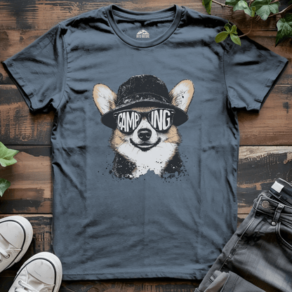 Camping Corgi Tee - Into Nature Co.
