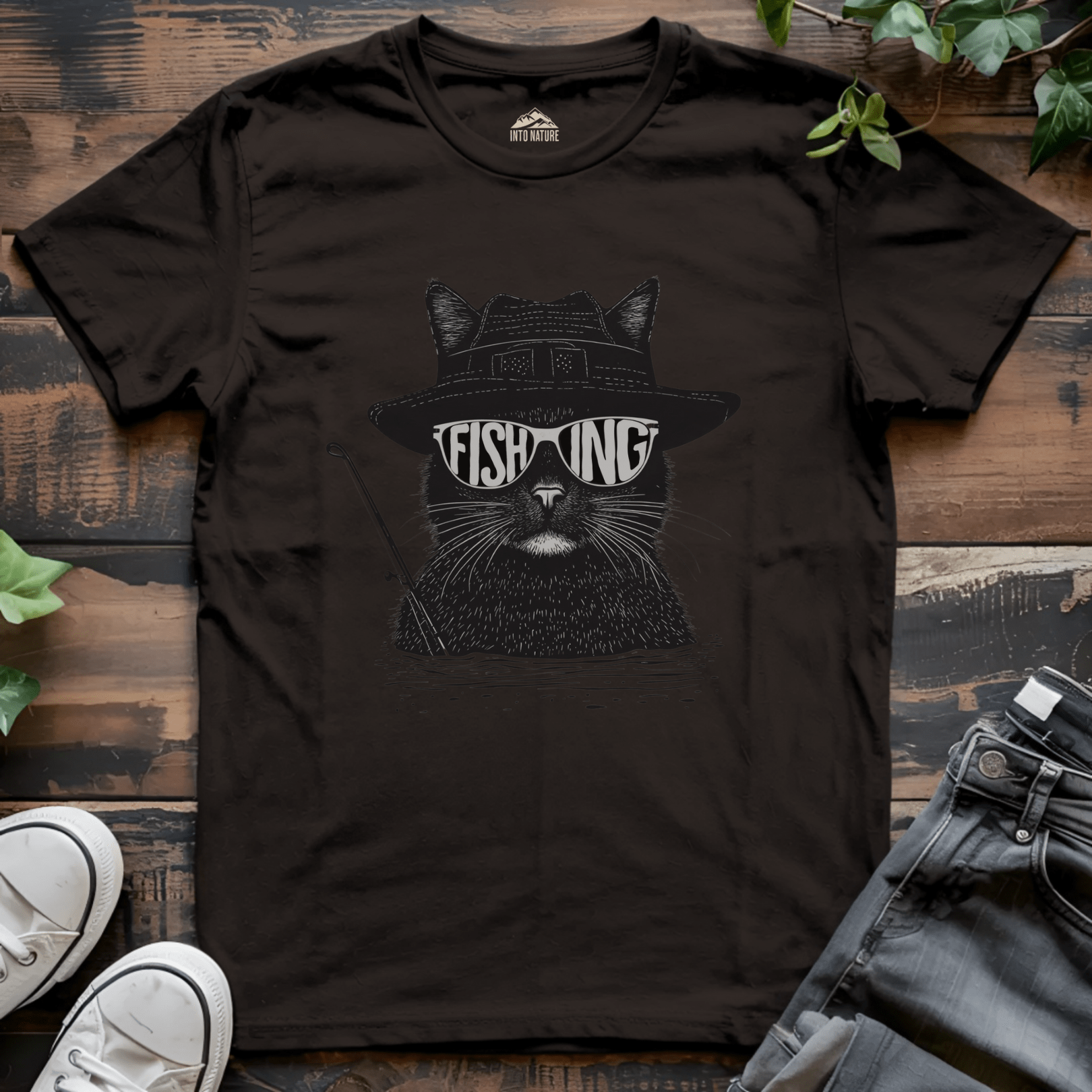 Cool Cat Fishing Tee - Into Nature Co.