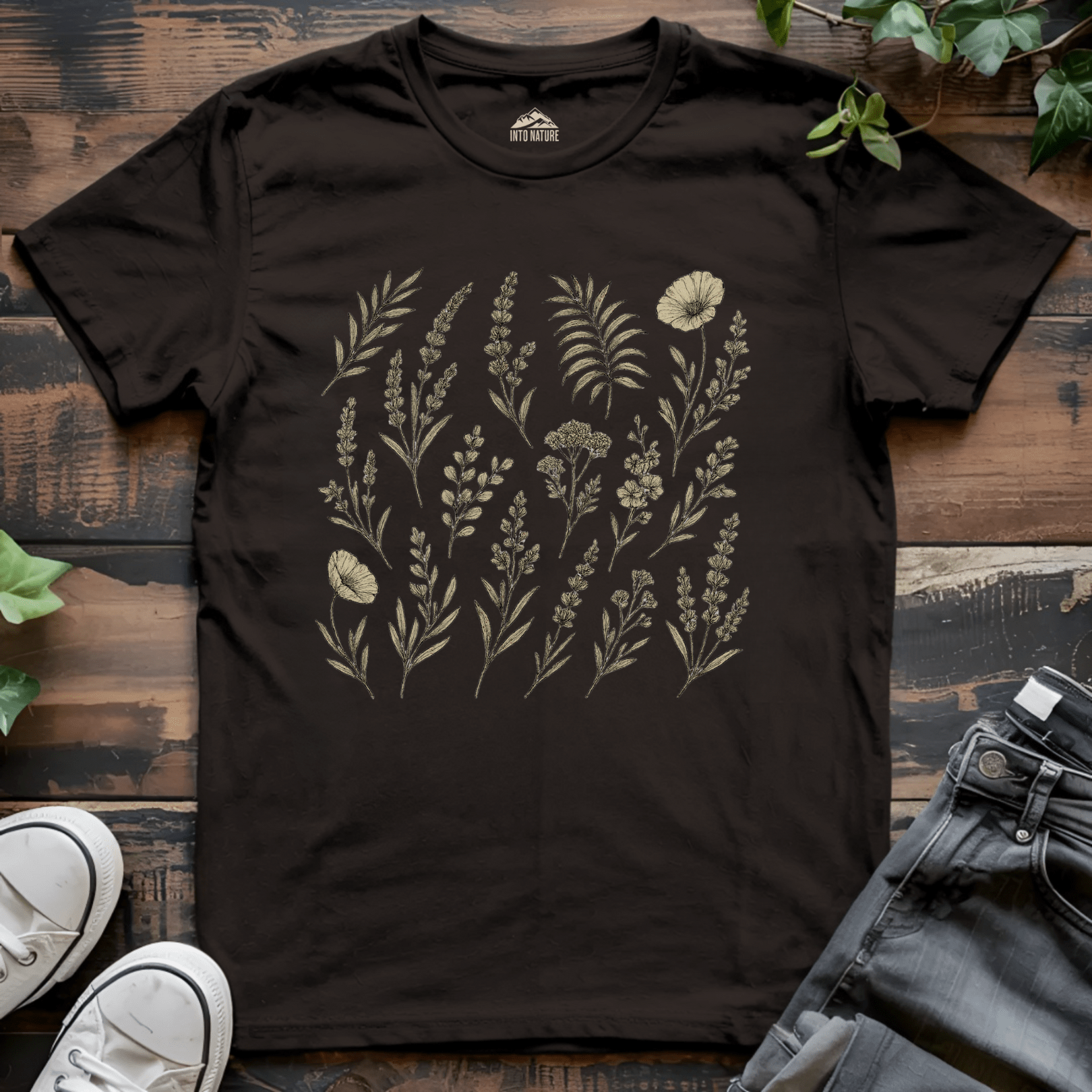Floral Botanical Nature Tee - Into Nature Co.