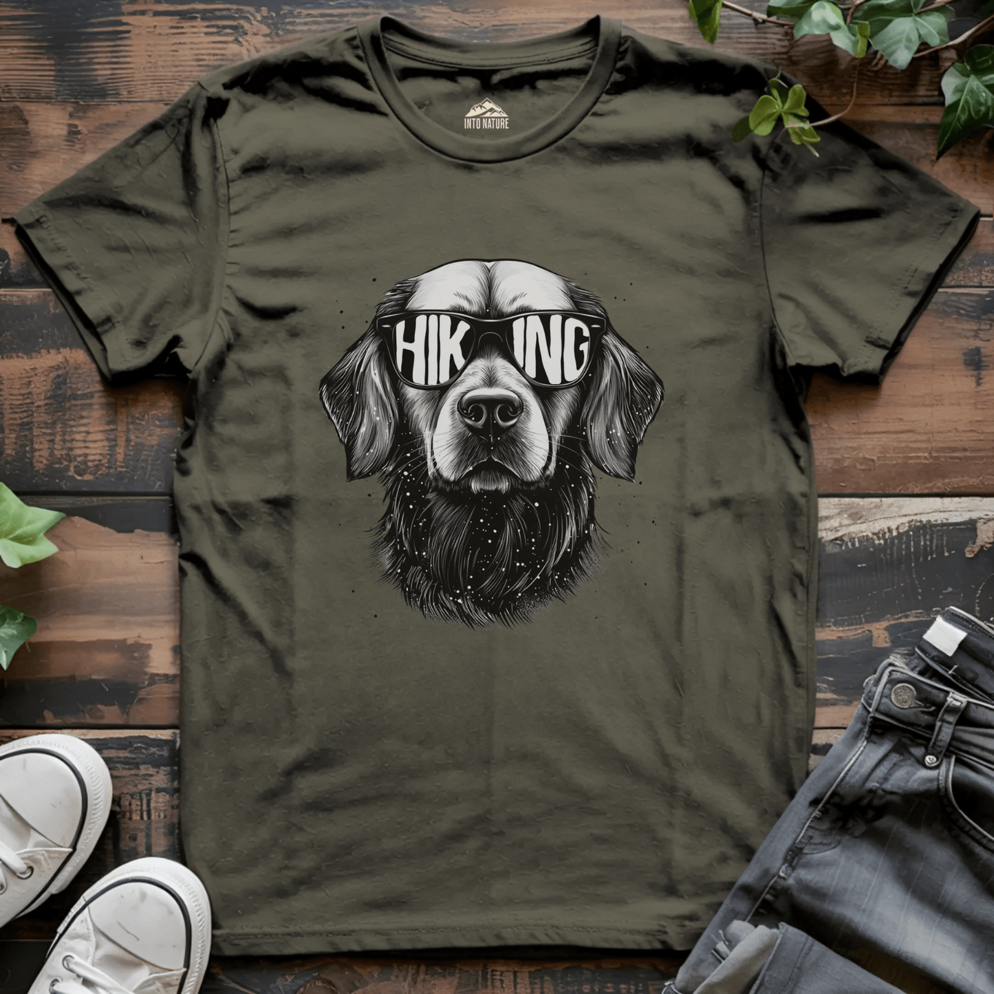 Hiking Dog Adventure Tee - Into Nature Co.