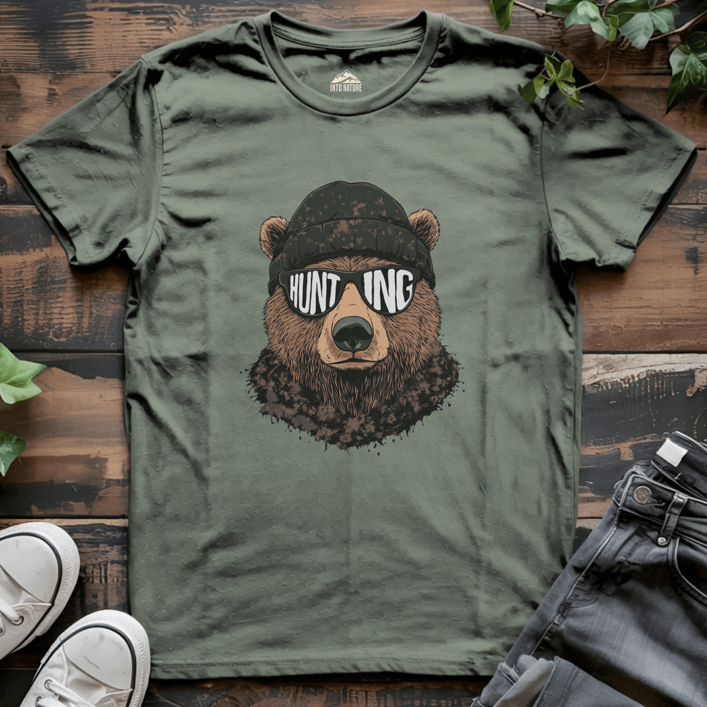 Hunting Bear Tee - Into Nature Co.