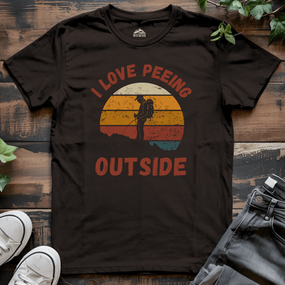 I Love Peeing Outside Tee - Into Nature Co.