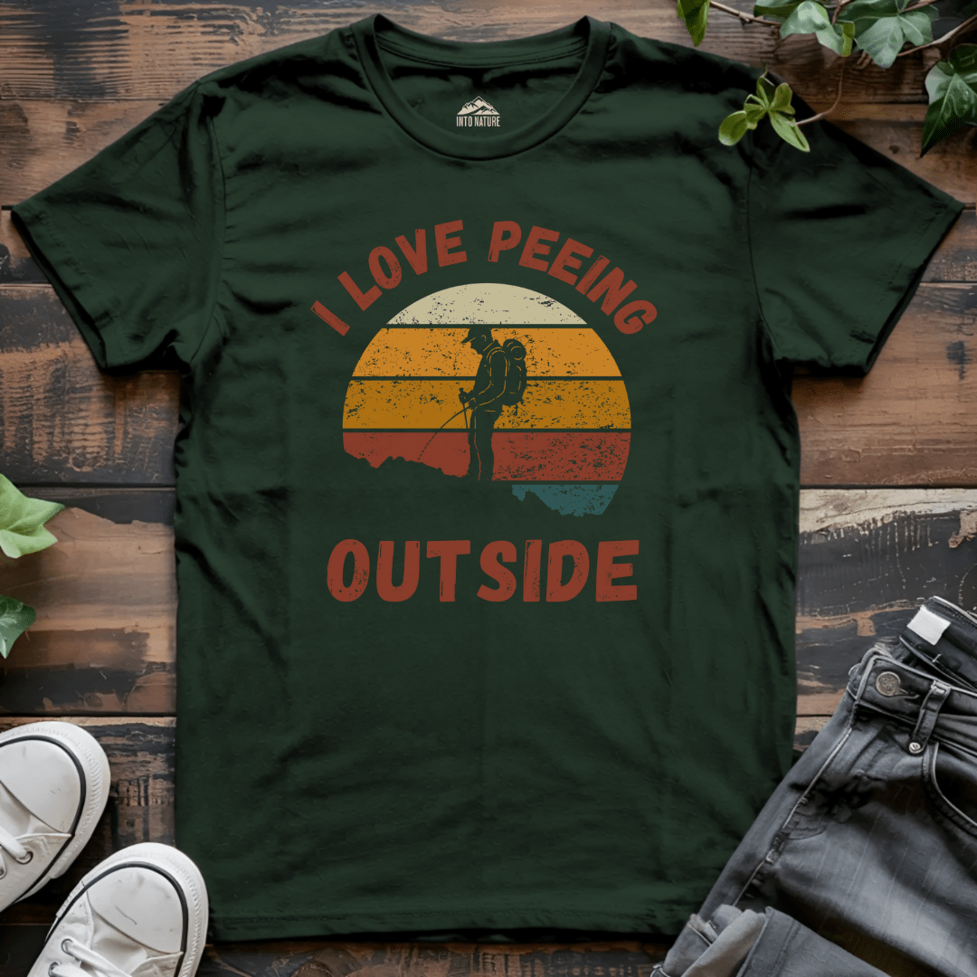 I Love Peeing Outside Tee - Into Nature Co.