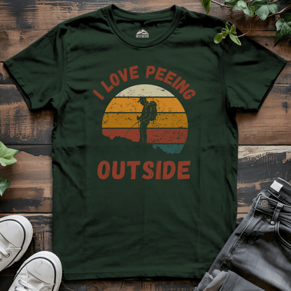 I Love Peeing Outside Tee - Into Nature Co.
