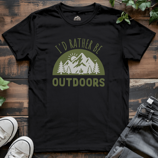 I'd Rather Be Outdoors Tee - Into Nature Co.