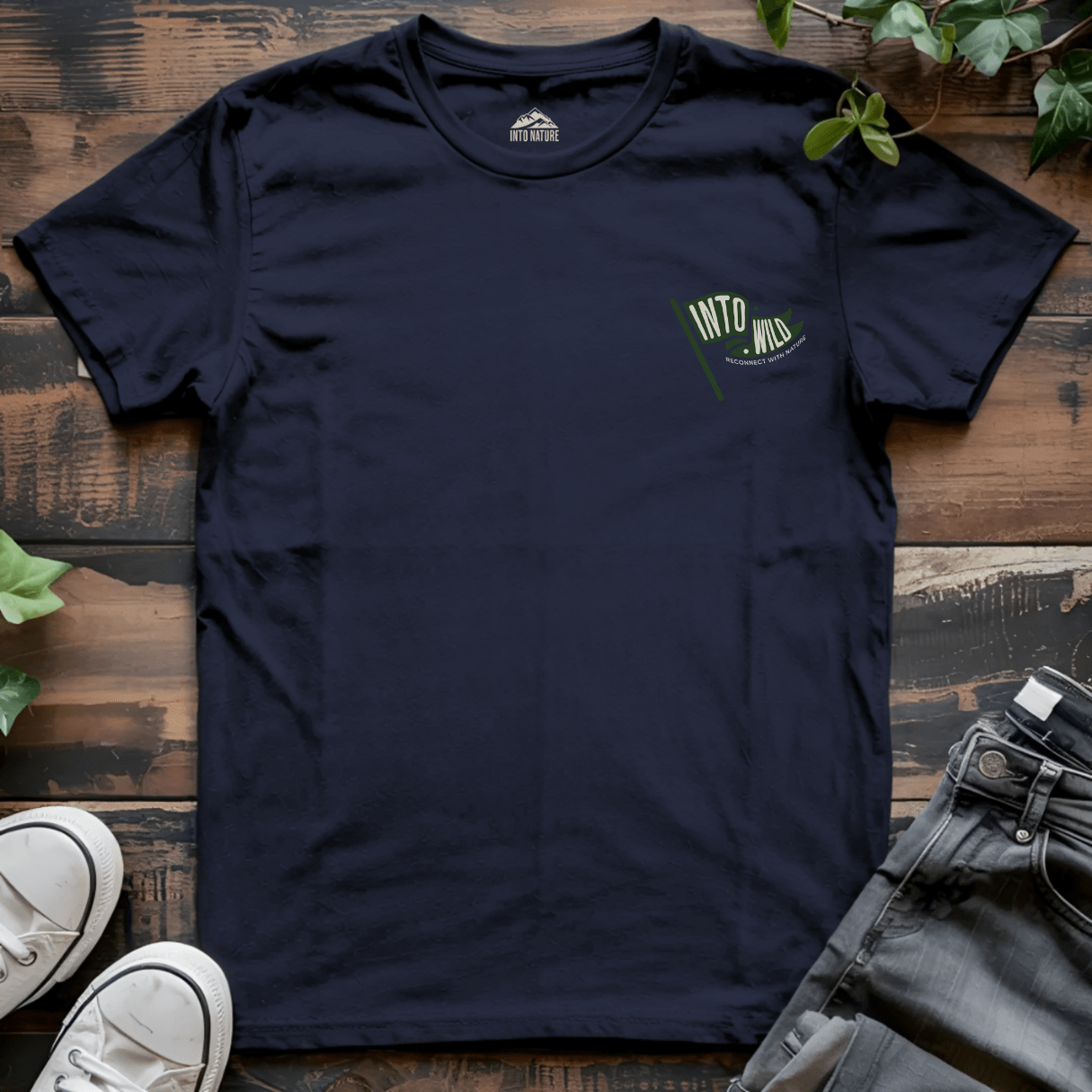 Into Wild "Reconnect with Nature" Tee - Into Nature Co.
