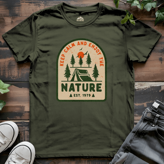Keep Calm and Enjoy the Nature Tee - Into Nature Co.