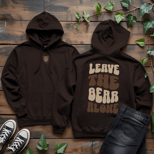 Leave The Bear Alone Hoodie - Into Nature Co.