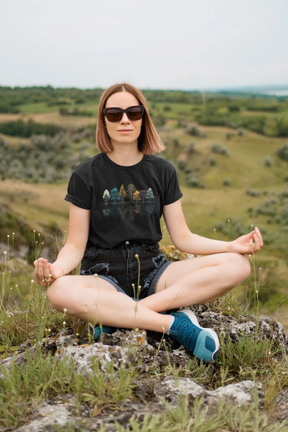 Reflection Rainbow Tree Tee