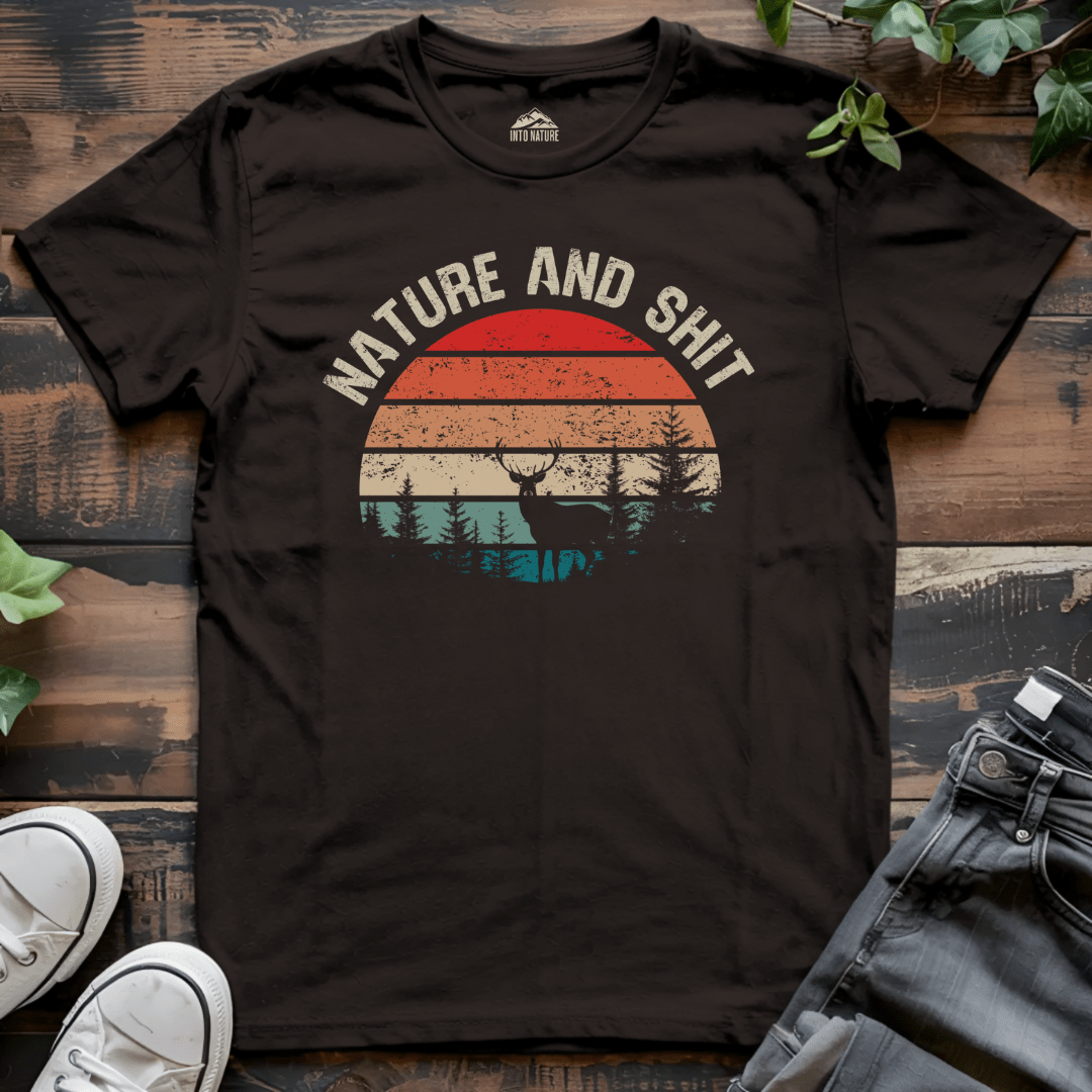 Nature and Shit Tee - Into Nature Co.