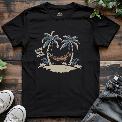 Nature. Relax. Repeat. Summer Tee - Into Nature Co.