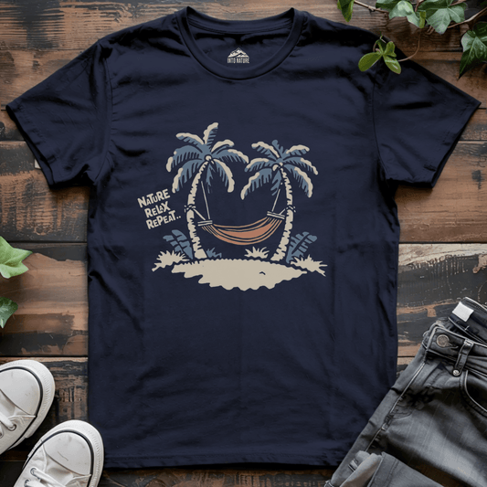 Nature. Relax. Repeat. Summer Tee - Into Nature Co.