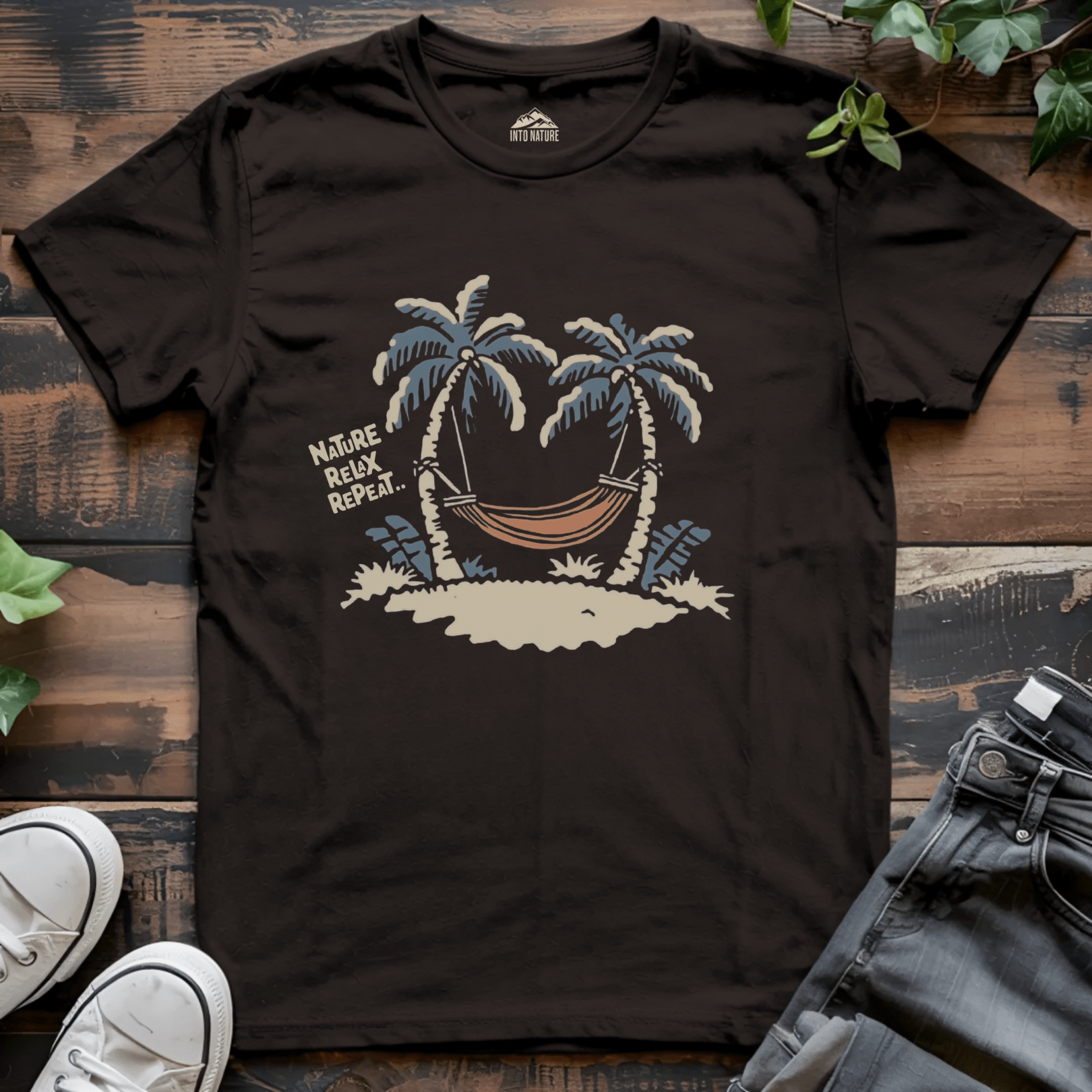 Nature. Relax. Repeat. Summer Tee - Into Nature Co.