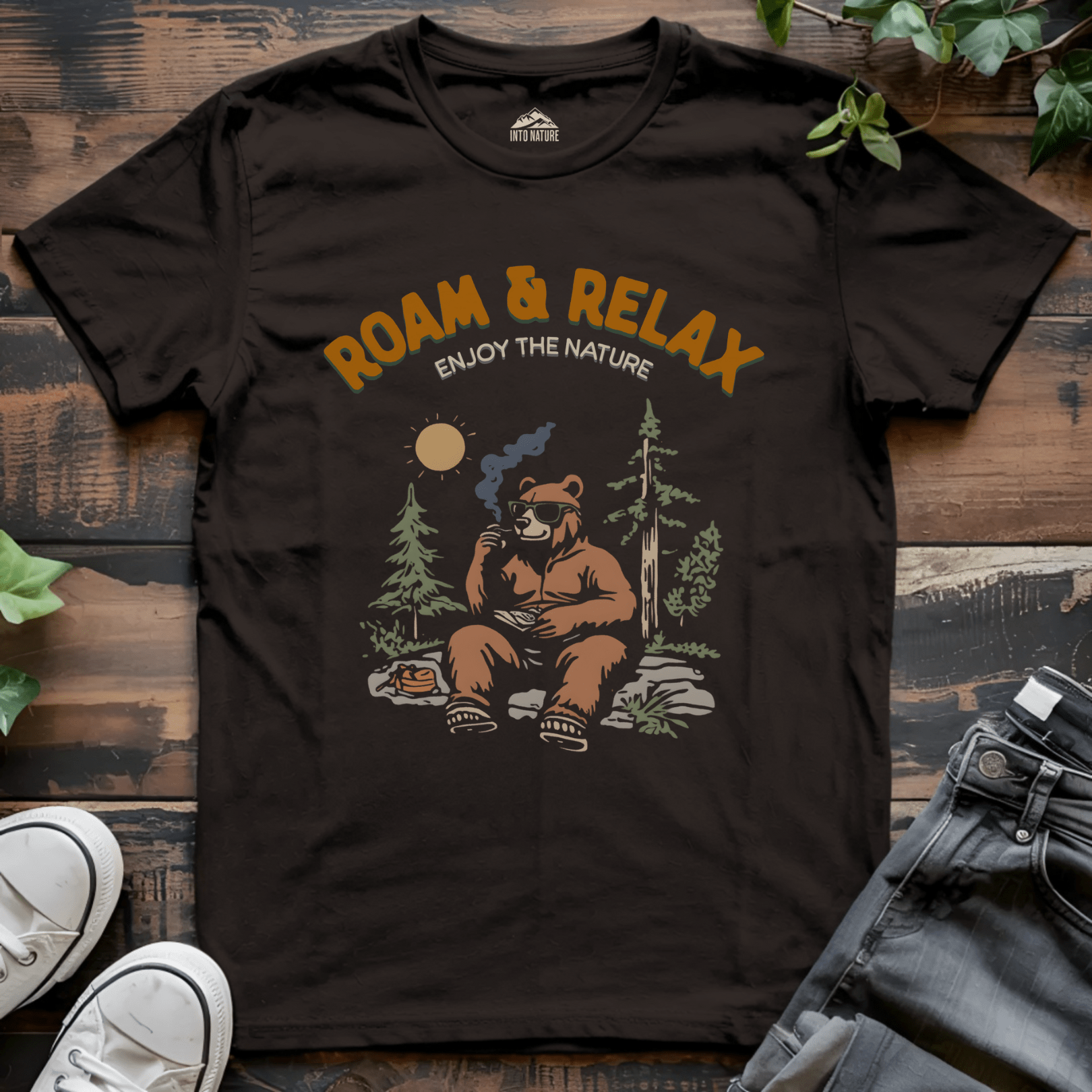 Roam & Relax Bear Tee - Into Nature Co.