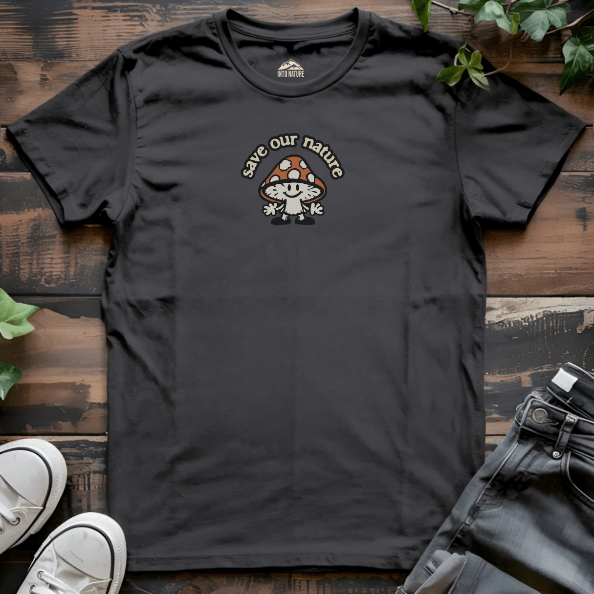 Save Our Nature Mushroom Tee - Into Nature Co.