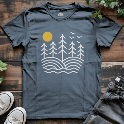 Starry Moonlit Pine Crest Tee - Into Nature Co.
