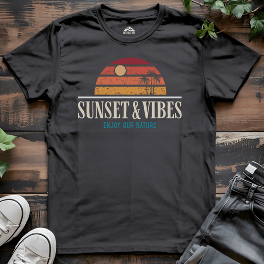 Sunset & Vibes Summer Tee - Into Nature Co.