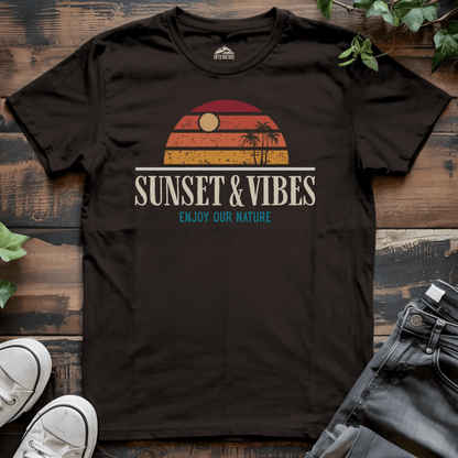 Sunset & Vibes Summer Tee - Into Nature Co.
