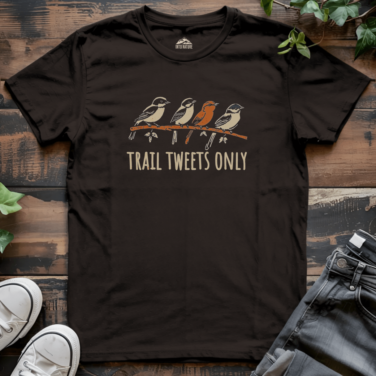 Trail Tweets Only Tee - Into Nature Co.