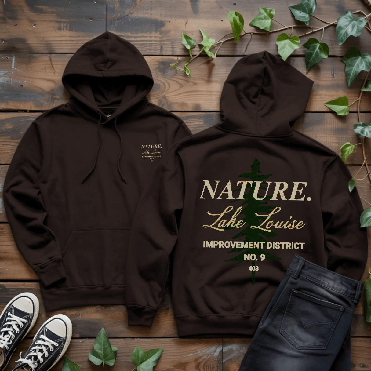 Vintage Lake Louise Hoodie - Into Nature Co.