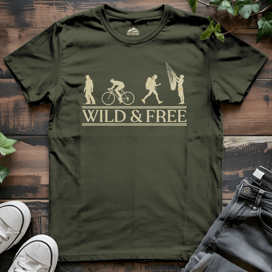 Vintage Wild & Free Adventure Tee - Into Nature Co.