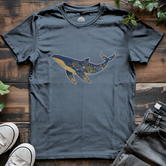 Whale Art Marine Tee - Into Nature Co.